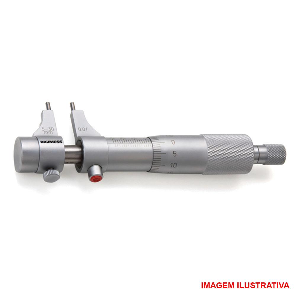 Micrometro Interno 25-50mm - Strumento Di Precisione Per Misura Diametri Interni, Acciaio Inox - Foto 5