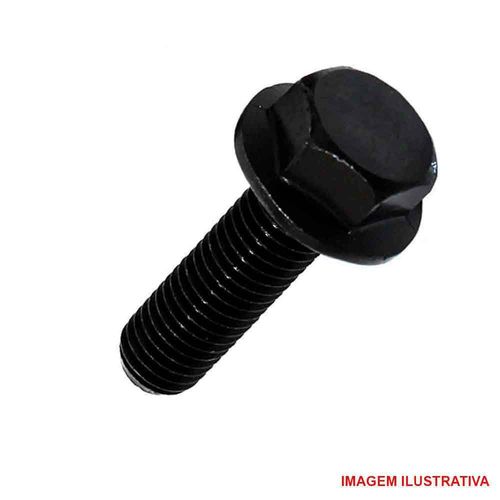 Parafuso sextavado flangeado r.I 8.8   -  M10-1,50 x 30 -   enegrecido