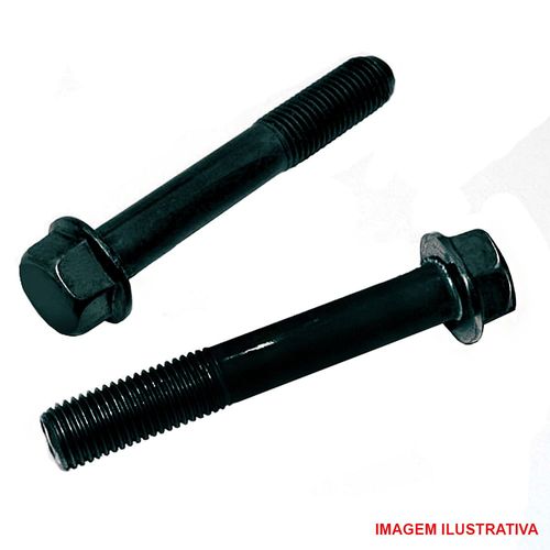 Parafuso sextavado flangeado r.P 8.8 - M8-1,25 x 45 -   enegrecido