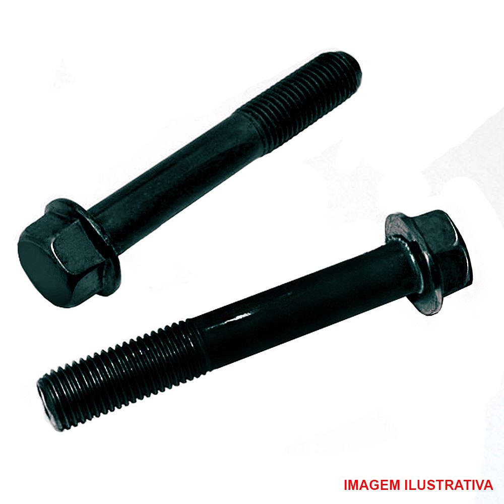 Parafuso sextavado flangeado r.P 8.8 - M8-1,25 x 45 -   enegrecido
