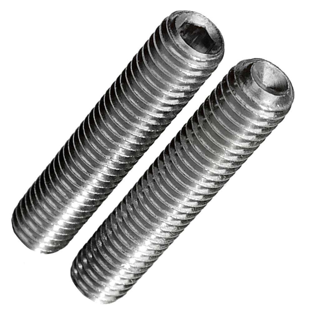 Parafuso allen sem cabeça inox 304 - m3-0,50 x 4 - Pacote com 50 peça(s)