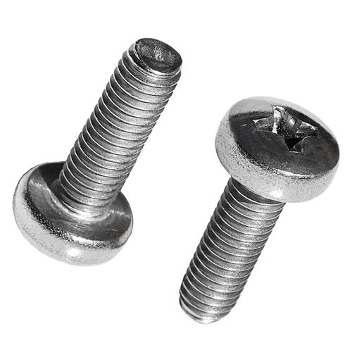 Parafuso rosca máquina panela phillips inox 304 - m3-0,50 x 12 - Pacote com 50 peça(s)