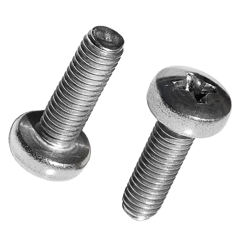 Parafuso rosca máquina panela phillips inox 304 - m3-0,50 x 12 - Pacote com 50 peça(s)