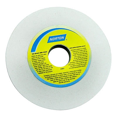 Rebolo branco 38a 8" x 1" x 3" g-46 norton - (1 peça)