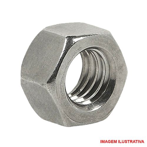 Porca sextavada esquerda cl.5 - M10 x 1.5 Ma polida - (1 peça)