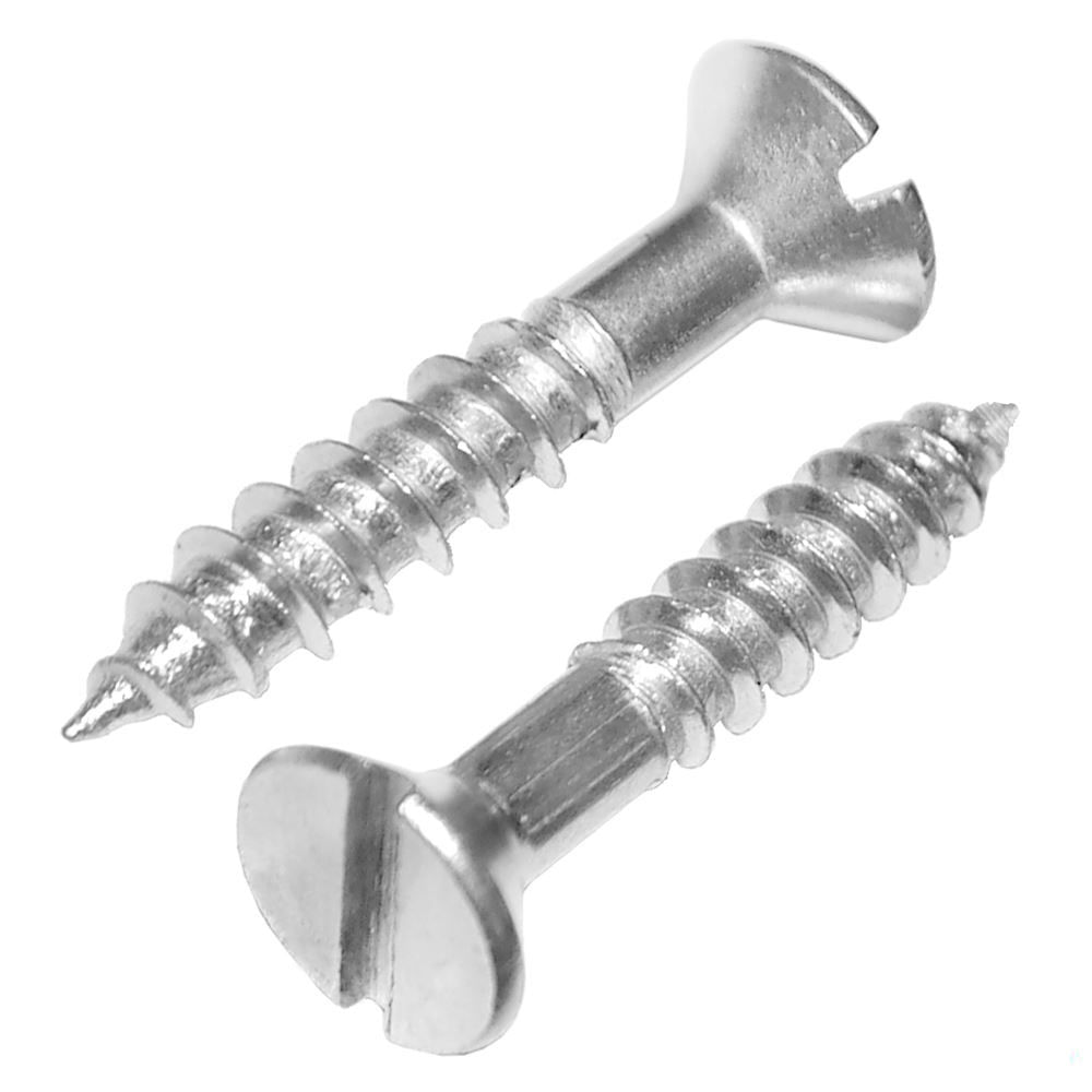 Tipos De Parafusos Para Madeira Parafuso madeira chata fenda - 4.8 X 75 zincado | CCP Virtual - ccp