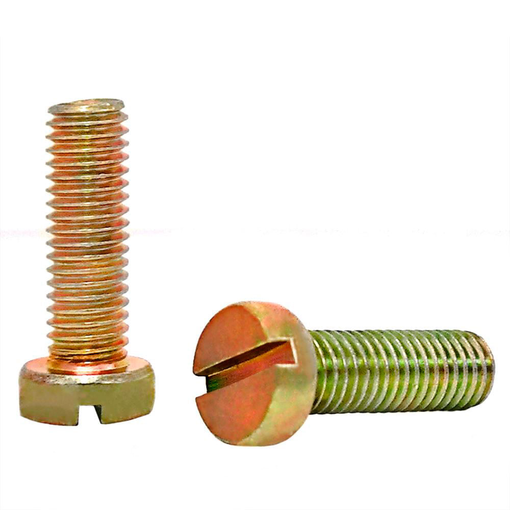 Parafuso Rosca M quina Cil ndrica Fenda M3 0 50 X 12 Ma Bicromatizado parafuso-rosca-m-quina-cil-ndrica-fenda-m3-0-50-x-12-ma-bicromatizado