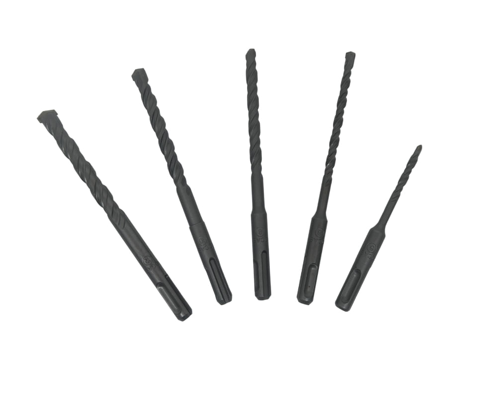 Kit Jogo 5 Brocas sds plus 5 , 6 , 8 , 10 e 12 Rocast