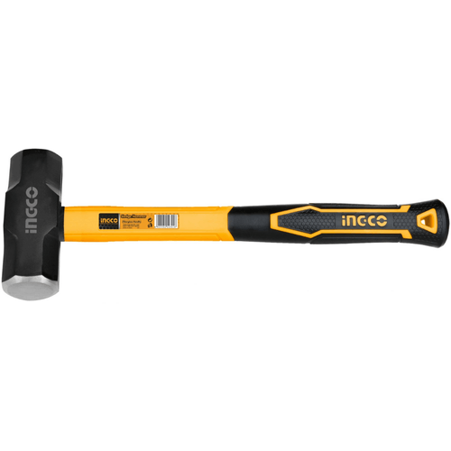 Marreta oitavada 1 kg cabo de fibra emborrachado HSLH8802 - Ingco