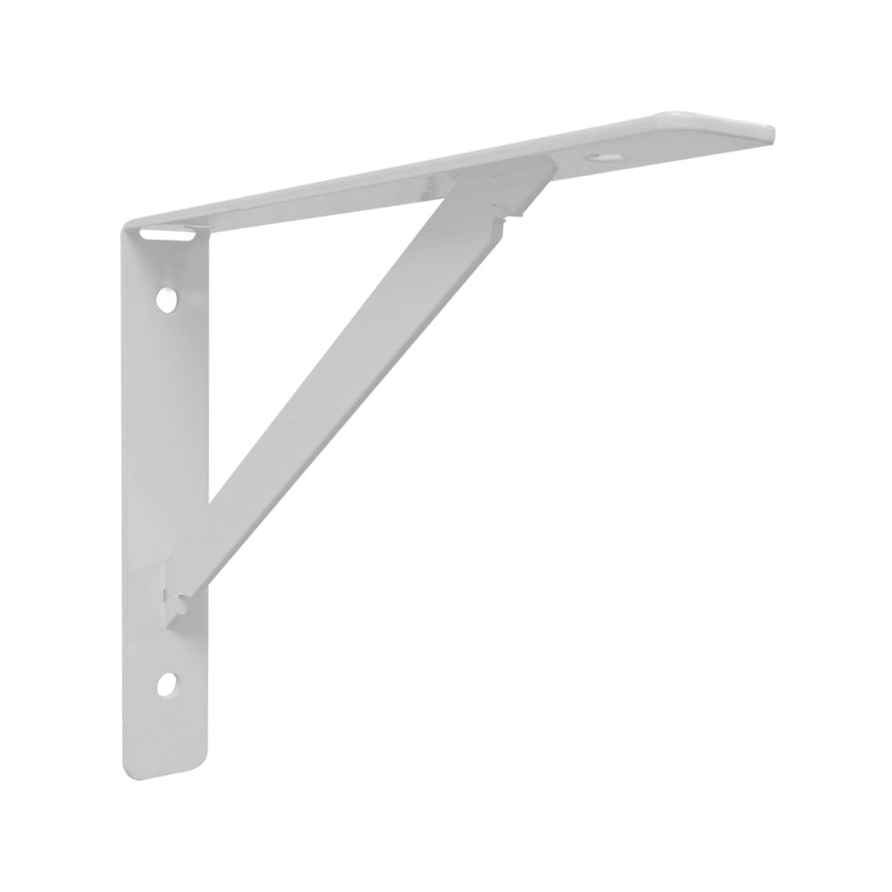 Cantoneira mão francesa reforçada 30 cm Branco 40707 Presto - Pacote com 1 peça(s)