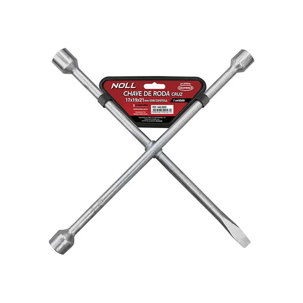 Chave de Roda Cruz Espatula  17mm 19mm 21mm 440,0002 - Noll