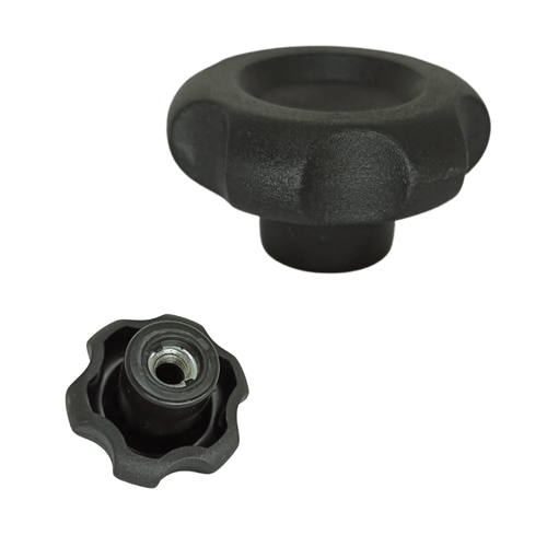 Manípulo fêmea (knob) termoplástico kp 35 - 1/4" - Pacote com 1 Peça(s)