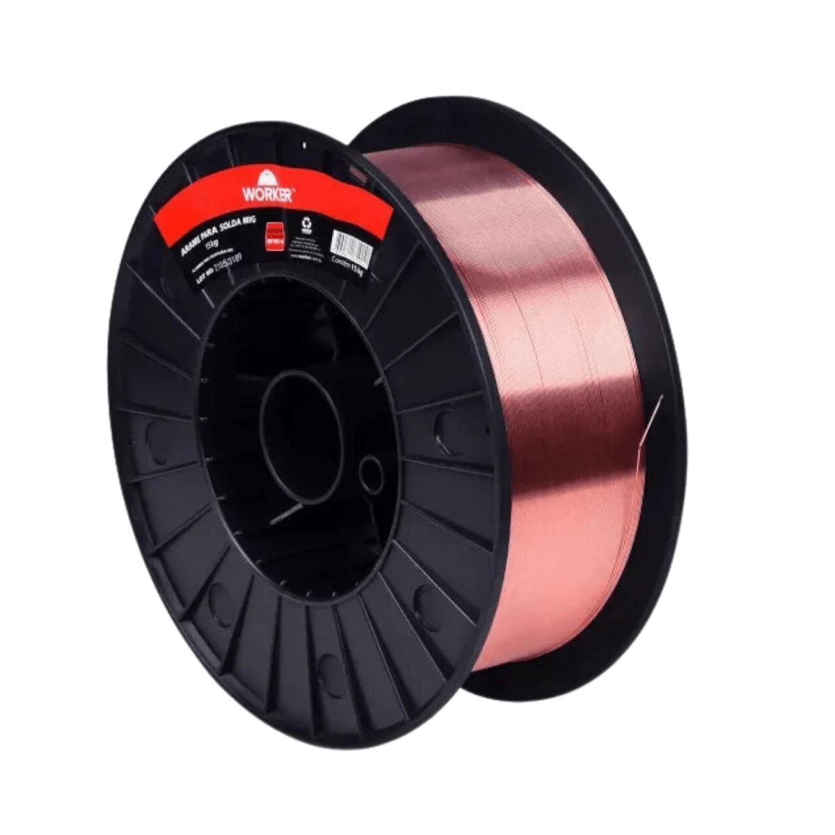 Arame Mig 1.0 mm rolo com 15 kg ER70 S-6 Worker