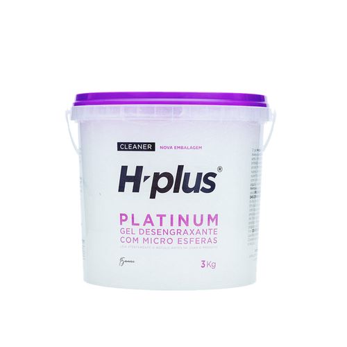 Pasta / gel desengraxante p/ mãos platinum 3kg h-plus - (1 peça)