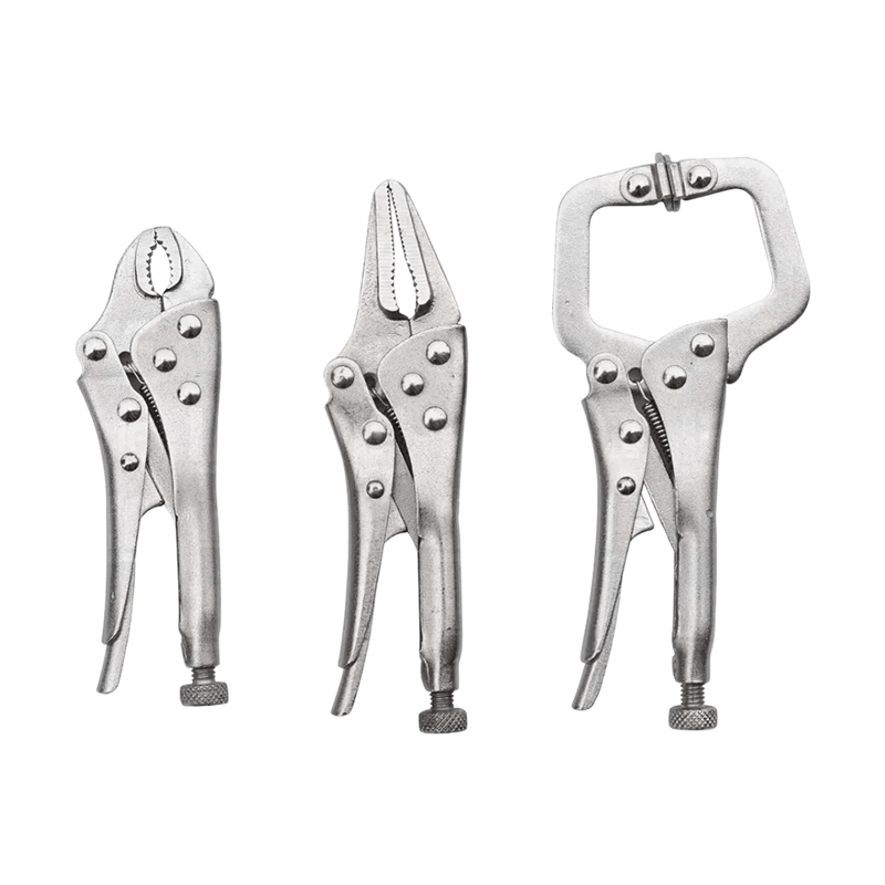 Kit de Mini Alicate de Pressão com 3 Peças - Titanium