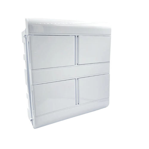 Quadro de Distribuição de Embutir 16 a 24 Disjuntores com Barramento 3924BR - Perlex