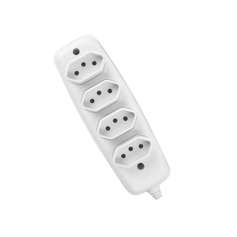 Régua Tomada Múltipla Quádrupla 10A 2P+T Quality 2200BR - Perlex