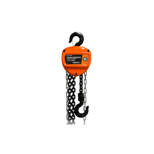Talha Manual de Corrente 2 Toneladas 3 Metros 96092 - Presto