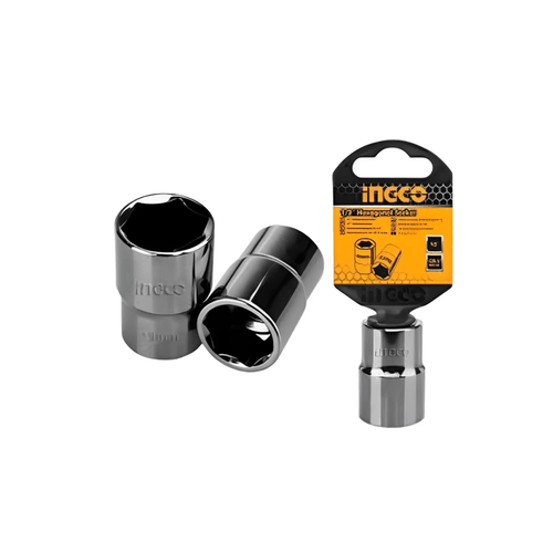 Soquete Sextavado 8 mm Encaixe 1/2" - INGCO