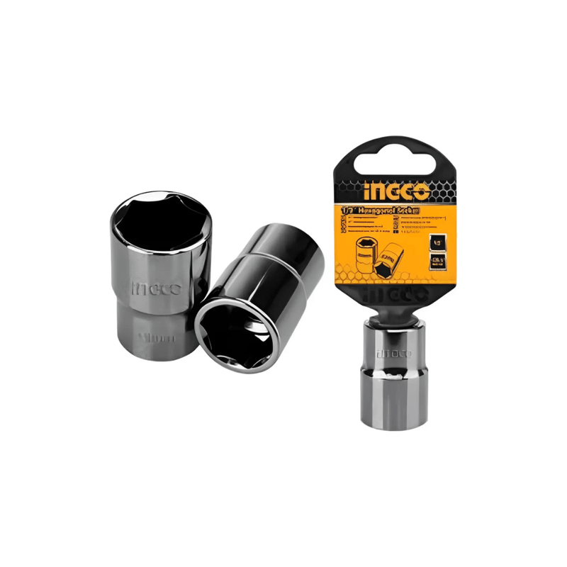 Soquete Sextavado 11 mm Encaixe 1/2" - INGCO