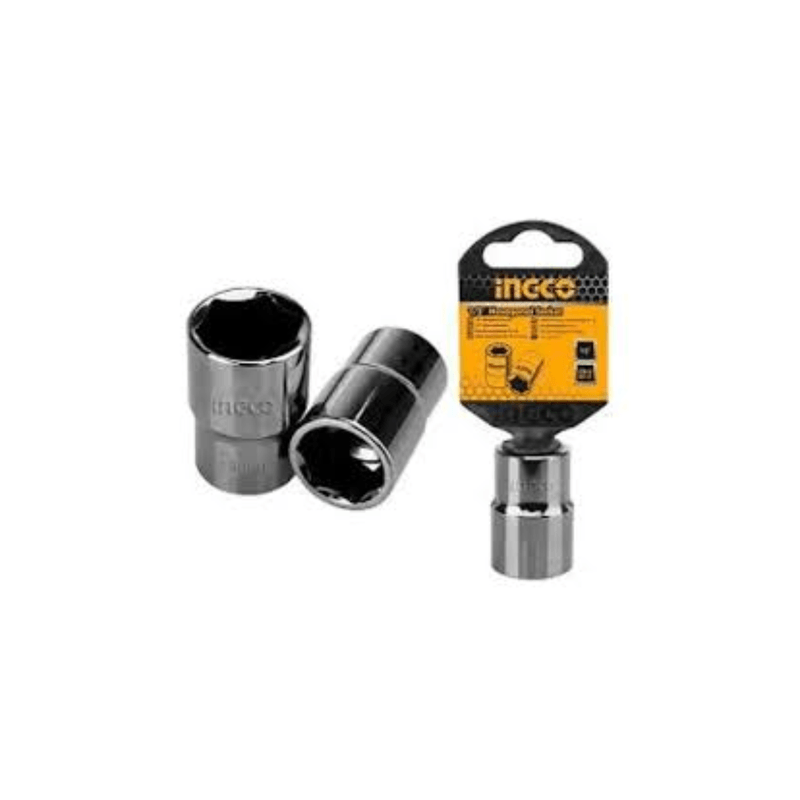 Soquete Sextavado 19 mm Encaixe 1/2" - INGCO